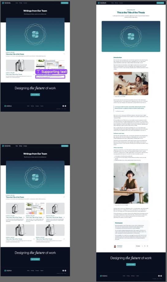 Kinelo responsive layouts