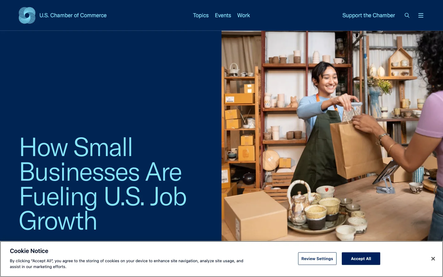 U.S. Chamber of Commerce website